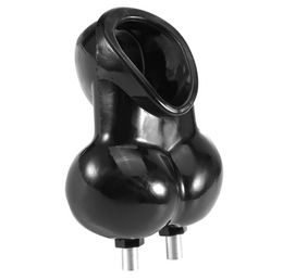 Électrostimulateur Scrotum Sacs Scrotal Sac Testicule Poche Squeezer avec Choc Électrique Nouveau Design BDSM Bondage Gear2403140