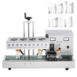 Elektromagnetische GLF-1800 20-80mm Continue Heat Induction Sealer Aluminiumfolie Film Plastic Fles Capping Sealing Machine 220 V 1800W