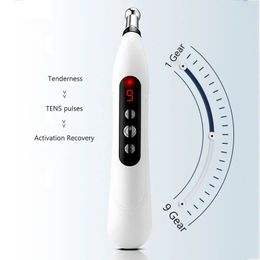 Electronic Acupuncture Point Pen 9th Gear Force Massager Electric Meridians Therapy Heal Massage Pen Meridian Pain Relief Tool