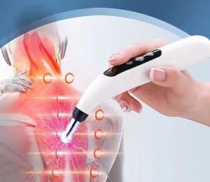 Elektronische acupunctuurpunten Pen Meridian Therapie genezen schrapen Roller Back Relief Pain Massage Chinees 231222
