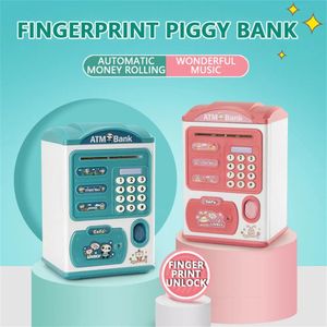 Elektronische bankveilige doos geldboxen voor kinderen digitale munten contant geld besparen kluis grote geldautomaat speelgoed kinderen cadeau 240411
