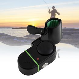 Électronique Bite Fish Alarm Bell Canne À Pêche Pole W / LED Light Sound-light Device Portable Et Facilement Installé 2021 Accessoires