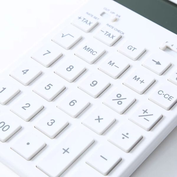 Calculatrice électronique S355538 gris clair Calculatrice pratique