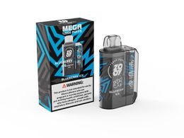 Elektronische sigarettenrookwolk 12000 Zooy Mega Bar Wegwerpvape-penpods 0% 2% 3% 5% Mesh Coil 26ML Voorgevulde karren Vaper-wegwerpartikelen Randm Tornado 9K Vapes Bar