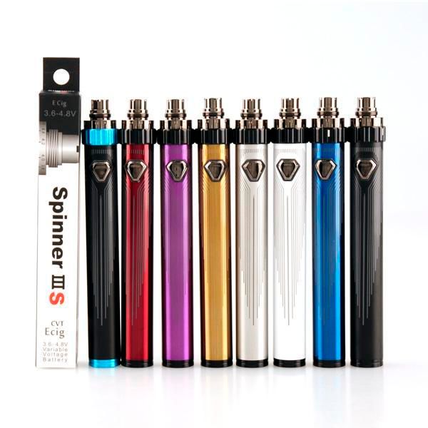Cigarrillos electrónicos Batería Mod 1600 Mah para 510 hilos Cvt Top Twist Voltaje ajustable Esma-T Vape Pen Vision Spinner 3 3S Iii Iiis 100% original