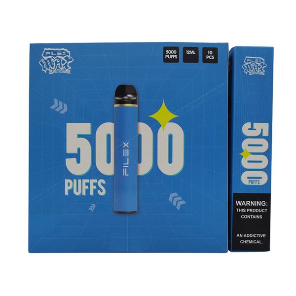 Cigarettes électroniques QST filex max 5000 ZLQBAR Ultra 5500 bouffées IQTE 6000 bouffées Vape Cartouche Emballage Kit de vaporisateurs rechargeables Prérempli 12 ml Stylo Véritable