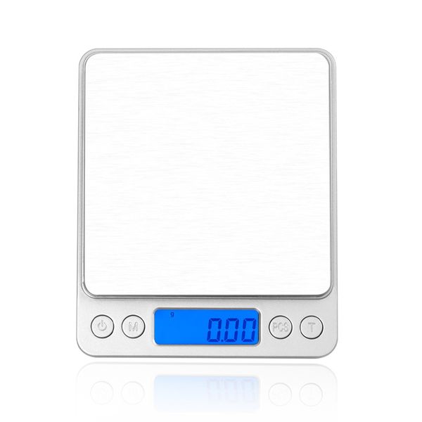 Báscula electrónica con pantalla Digital, báscula de peso para joyería de cocina, 500g/0,01g, 1000g/0,1g, 2000g/0,1g, 3000g/0,1g