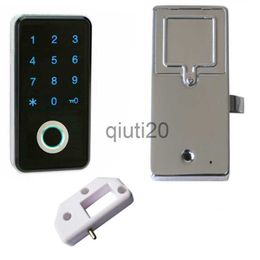Mot de passe d'empreinte digitale électronique biométrique sans clé armoire/casier/armoire/porte de tiroir alimenté par batterie x0707