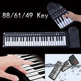 Elektronische Hand Roll Piano 49 61 88 Key Beginner Toetsinstrumenten Kinderen Leren Speelgoed voor Kinderen Jongens Muzikale Meisjes Muziek 240131