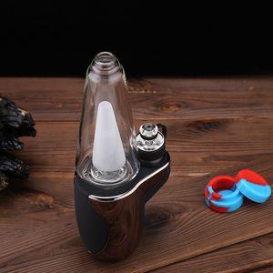 Cachimba electrónica Dabcool W2 Enail Kit Concentrado de cera Shatter Budder Dab Rig Kit Pipa de agua de vidrio para fumar con 4 configuraciones de calor vs SOC