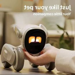 Electronic Intellect Loona Robot Dog Toys for Voice Smart Desktop PVC Pet Kid Christmas présente Dbukc