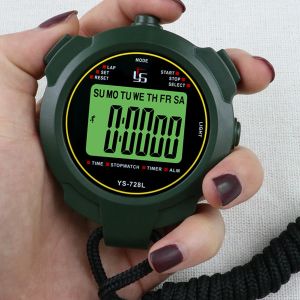 LCD électronique Counter Digital Imperproof Handheld Sports Stagwatch Timer Stop Regarder Portable Trainage Sport Outdoor Chronographe