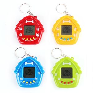 Electronic Pet Toys Retro Game Digital Pets House Shape Keychain Mini Vintage Virtual Cyber Toy For Kids Game Ornament 2022 Classical