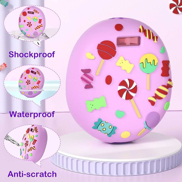 Toyadores electrónicos de silicona estuche portátil cubierta protectora de protección anti-scratch capas de manga protectora para tamagotchi uni virtual Pet Machine S2453107