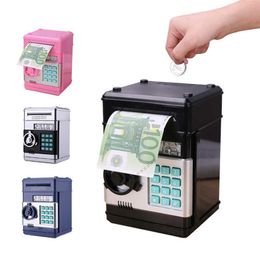 Tirelire électronique coffre-fort tirelires pour enfants pièces de monnaie numériques économie d'argent coffre-fort ATM Machine enfant cadeau de noël X070348Y