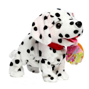 Electronic Robot Pet Dog Toys - Sound Control Robot Dog Soft Pluche Stand Walk Gifts LJ201105