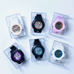 Alarme sportive électronique des étudiants, montre de lumière de nuit colorée, montre à LED d'alpinisme imperméable multifonctionnel