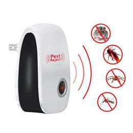 Elektronische Ultrasone Anti Mosquito Insect Repeller Rat Muis Kakkerlak Spiders Pest Weigeren Repellent Pest Control EU / US / UK Plug DBC BH3671