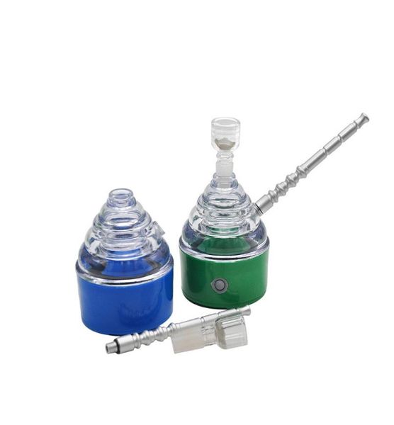 Pipa de vacío electrónica pipas de agua eléctricas creativas Hookah Shisha pipa de fumar portátil para hierba tabaco 3208384