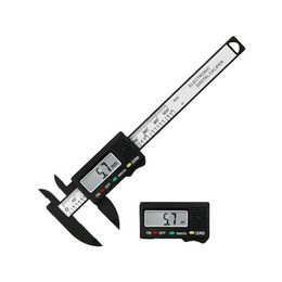Calibrador Vernier electrónico LCD 0-100mm micrómetro regla de espesor calibre micrómetro regla herramientas de medición instrumento 100mm