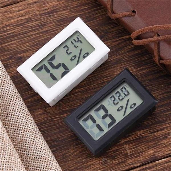 Électronique sans fil LCD numérique thermomètre intérieur hygromètre mini température humidité mètre maison outil de mesure DHL livraison gratuite