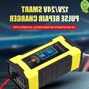 Electronics Car New Car Motorcycle SUV Réparation d'impulsions Chargeur de batterie Intelligent 12V 10a Tool de charge de batterie LCD Gel Acid Le plomb humide