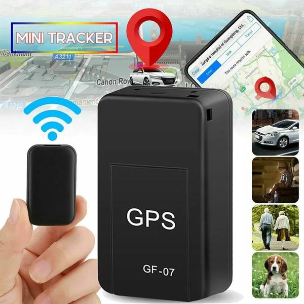 Electrónica GF07 PS Tracker Coche Bicicleta Posicionador de seguimiento de bicicletas GF07 Rastreadores de vehículos magnéticos GSM GPRS Niños Mini localizador en tiempo real