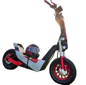 Elektronica Groot motorvermogen 72V elektrische scooter voor volwassenen Zelfbalancerend skateboard Opvouwbare motorfietsfiets