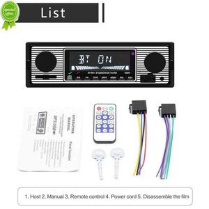 Électronique Nouveau Bluetooth Autoradio Vintage Double Bouton Lecteur Mp3 Tuner Fm Stéréo Usb Aux Classique Voiture Rétro Récepteur Audio Haut-Parleur Accessoires