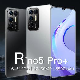 Elektronica Nieuwe Spot Crossborder Mobiele telefoon RINO5PRO+GROOT SCHERM D binnenlandse Android -smartphonefabrikant overzeese distributie