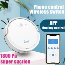 Electronics Robots Robot Vacuum Cleaner Smart Remote Control APP Wireless Cleaning Machine Sweeping Floor Mop Dry and Wet For Home cleaner 230816