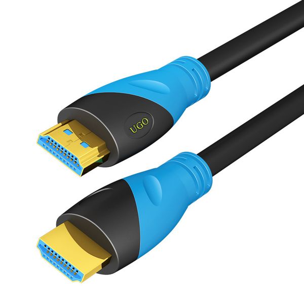 Dispositivos inteligentes UGO cable versión 1.4 1080P para TV monitor de computadora conexión de video datos cable HD Electrónica