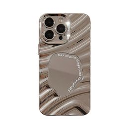 Coque de protection avec miroir argenté galvanisé, 100 pièces, pour iPhone 15 14 11 13 12 11 Pro Max, coque arrière en galvanoplastie