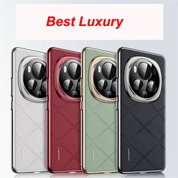 Electroplating luxe telefoonhoes voor Huawei Pura 70 Ultra Honor Magic 6 Pro rsr Plating Mobile Shell Cases Lens Protection Shield Capa
