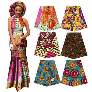 Elegant Africa Ankara Prints Batik Fabric Gegarandeerd echt waspatwerk voor vrouwen feestjurken 100% katoen beste kwaliteit T200810