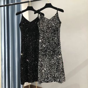 Vestido de fiesta para mujer de metal elegante y brillante feliz cumpleaños nuevo invierno 240229