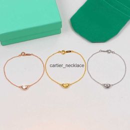 Elegante Bead Charm Bramband Designer 925 Sterling Silver Classic Key Heart Pendant Bracelet Gold Rose Cuff Chain Bangle For Women Fashion Jewelry Cadeau