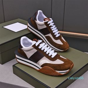 Zapatos de deporte elegantes de la marca James para hombre, patineta con rayas laterales para caminar