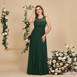 Elegante Bridemsiad -jurk Floral geborduurde bodice sweetheart halslijn Long Maxi Flat Chiffon A Line Wedding Guest CPS614 J0425