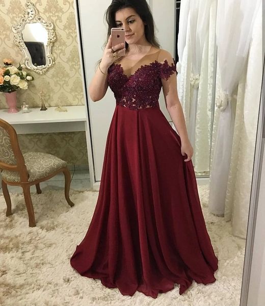 Vestidos elegantes de encaje burdeos para madre de la novia, vestido de invitados de boda con cuentas y hombros descubiertos, vestidos de noche de talla grande hasta el suelo