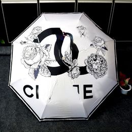 Eleganter Designer-Kamelien-Regenschirm, automatischer Sonnenschutz, UV-Regenschirm, 270 m