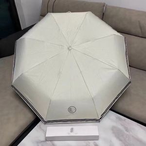 Elegante Designer Paraplu Afdrukken Geschikt om Zon Regen Vrouwen Parasols Meisje Opvouwbare zonnescherm C ultraviolet-proof Paraplu Gift