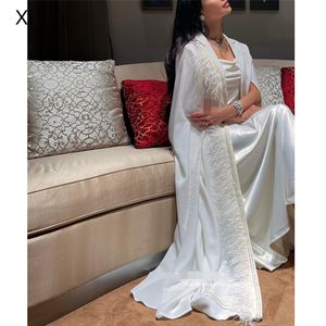 Elegante avondjurk veerparels prom jurk feestjurken Saoedi -Arabische vrouwen vloerlengte voor vrouwen kleding formeel 2023