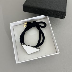 Mode élégante femmes marque Designer lettre bijoux lettre cheveux élastique élastique corde à cheveux porte-queue de cheval accessoires de cheveux cadeau sans boîte