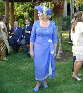 Robes mère de la mariée élégantes en dentelle avec demi-manches, col rond, robe d'invité de mariage en mousseline de soie, grande taille, longueur cheville, robes de soirée fendues