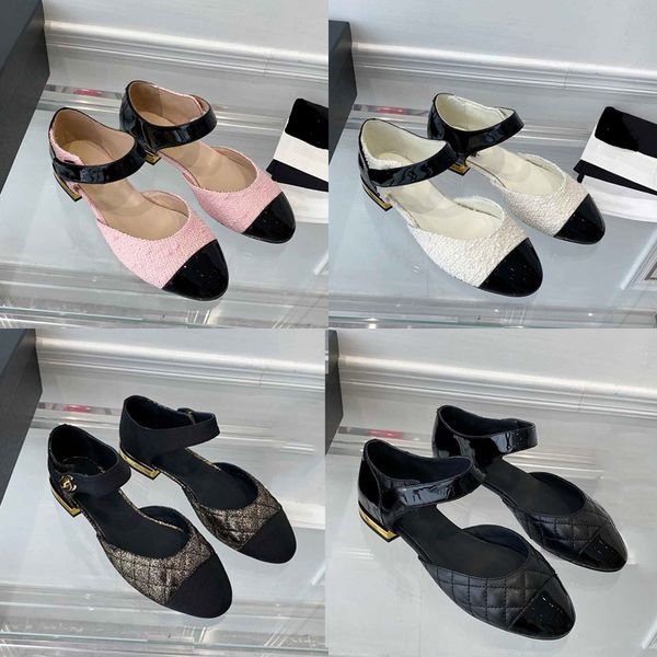 Elegantes zapatos de vestir para banquetes para dama, mocasines de diseñador para mujer con correa suave en el tobillo de cuero de vaca de colores mezclados de tacón grueso a la moda