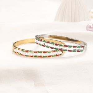 Bracelet élégant en or avec lettres imprimées, bracelet de luxe plaqué or 18 carats pour femme, marque de mode, acier inoxydable de qualité supérieure, idéal pour un mariage, un beau cadeau d'amour.