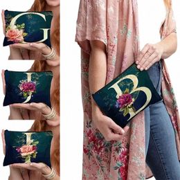 elegante letters make-up tas bruidsmeisje cosmetische tassen zakje cadeaus voor haar aangepaste eerste make-up toilettas bruidsmeisje voorstel Q4SI #