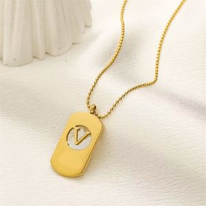 Elegante luxe ketting schattige kettingen roestvrij staal lange sleutelbeenkettingen persoonlijkheid cjeweler gouden kleur sieraden hanger ketting trendy tiktok zb095