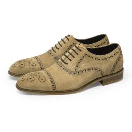 Zapatos Oxford elegantes para hombre, zapatos de vestir para hombre con cordones, zapatos de ante negros caqui, zapatos informales para hombre, zapatos de boda para oficina para hombre